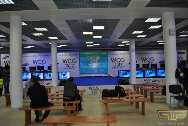 Зрительный зал национального финала WCG Russia 2012...